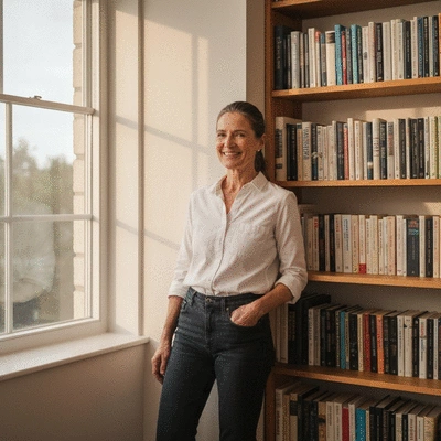Pregnant woman gently touching her stomach, representing maternal health and care, clean image
